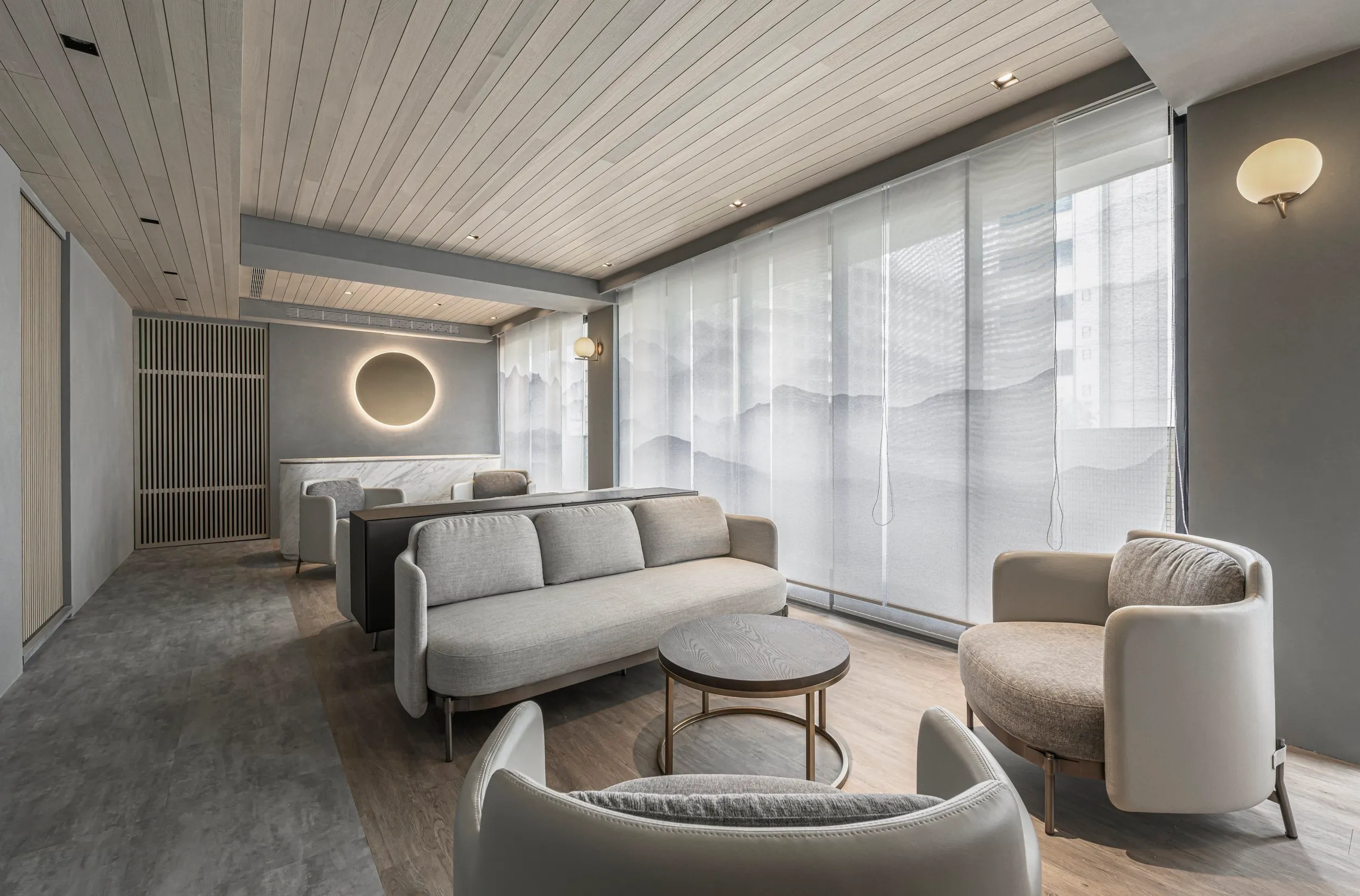 Interior of Mingyang Yuxi TCM Clinic in Taipei, established in 2019