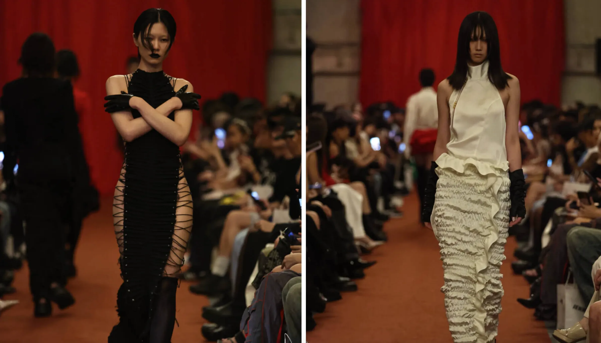Salient at London Fashion Week, presenting its brand DNA through art, fashion, music, and acupuncture